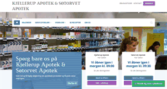 Desktop Screenshot of kjellerup.apotekeren.dk