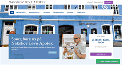 Desktop Screenshot of nakskov.apotekeren.dk