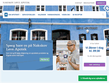 Tablet Screenshot of nakskov.apotekeren.dk