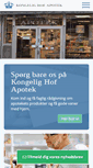 Mobile Screenshot of kongelighof.apotekeren.dk