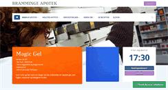 Desktop Screenshot of bramming.apotekeren.dk