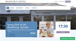Desktop Screenshot of braedstrup.apotekeren.dk