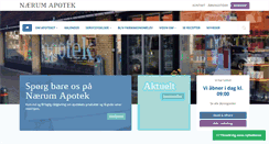 Desktop Screenshot of naerum.apotekeren.dk