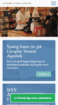 Mobile Screenshot of lyngby.apotekeren.dk